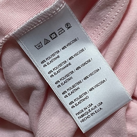 Free People Beach Rosalia Low Back Mini Dress in Pink Chalk Size Large NWT - Picture 8 of 12